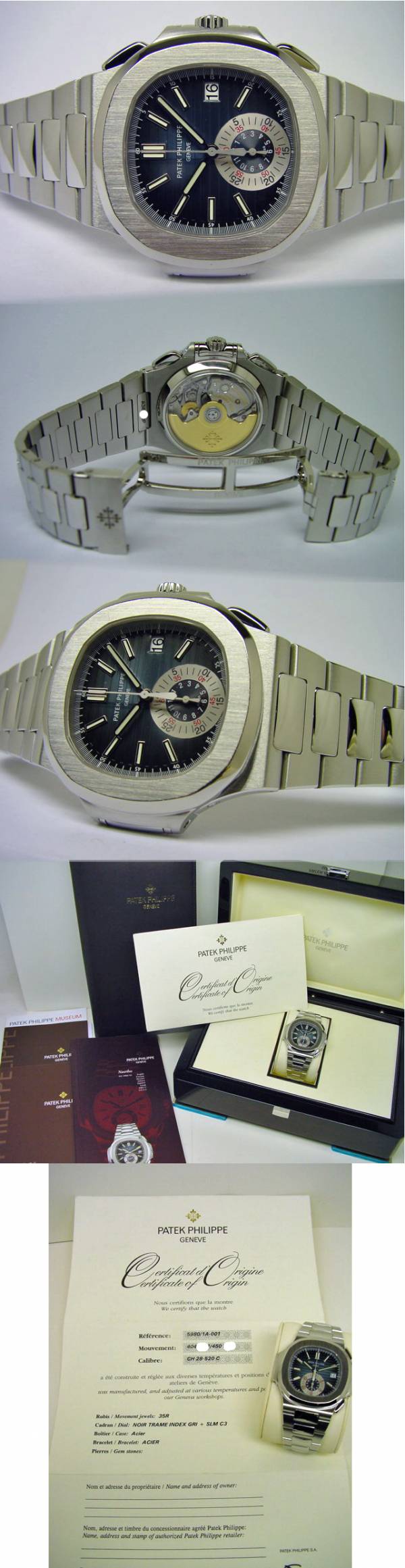 Patek Philippe Nautilus Chronograph Flyback 5980|1A-001